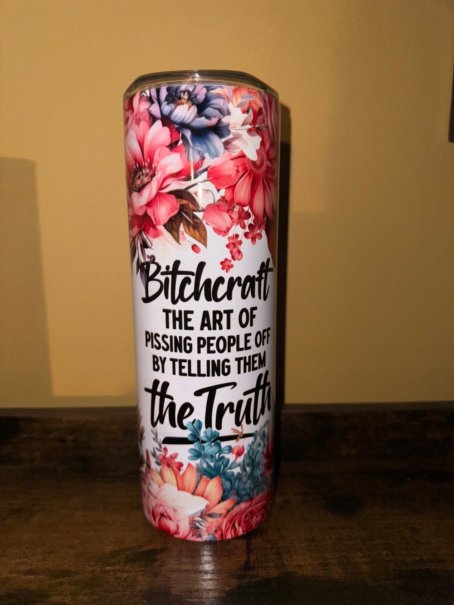 20 oz tumbler Bitchcraft