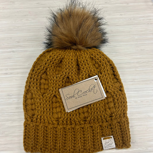 Wheat Sheaf Beanie-Gold