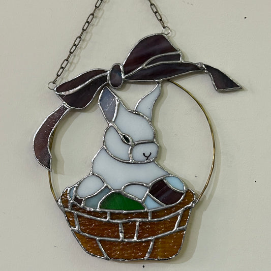 Stained Glass - Bunny Basket