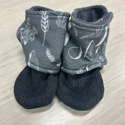 Booties - 18-24mo - Grey SK