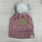 Wheat Sheaf Beanie-Dusty Rose