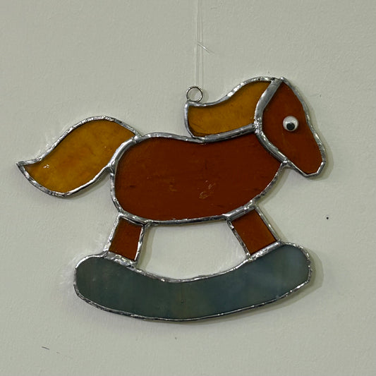 Stained Glass - Rocking Horse