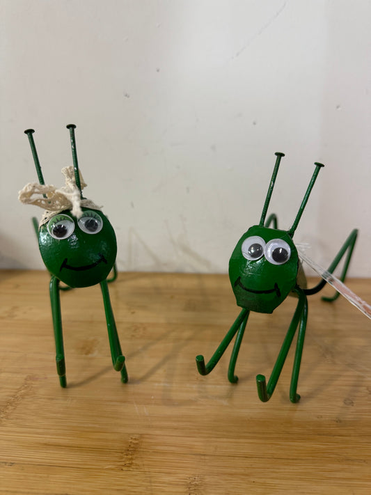 Metal Art Grasshopper Set