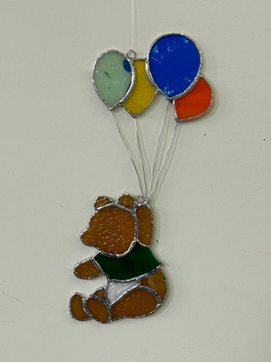 Stained Glass - Bear w/Balloon