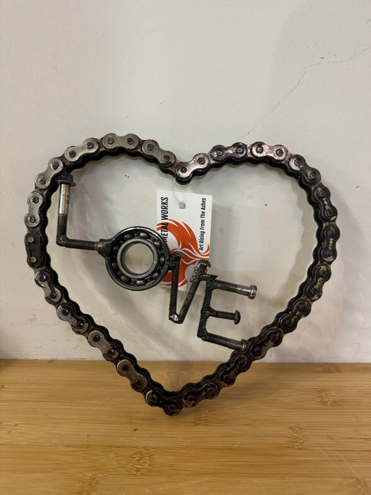 Metal Art Heart Shaped- Love