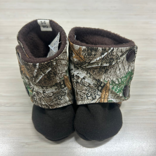 Booties - 3-6mo - Brown Camo