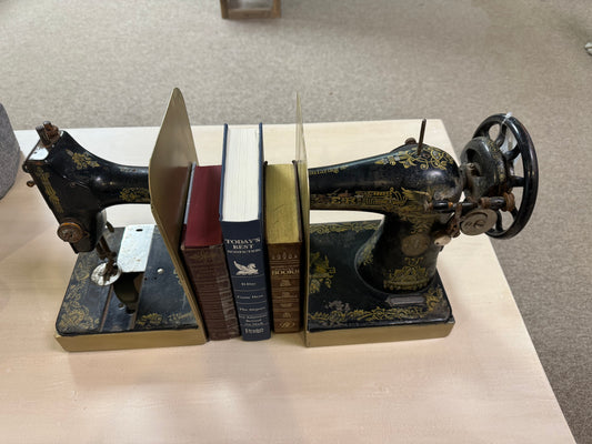 Sewing Machine Book Ends