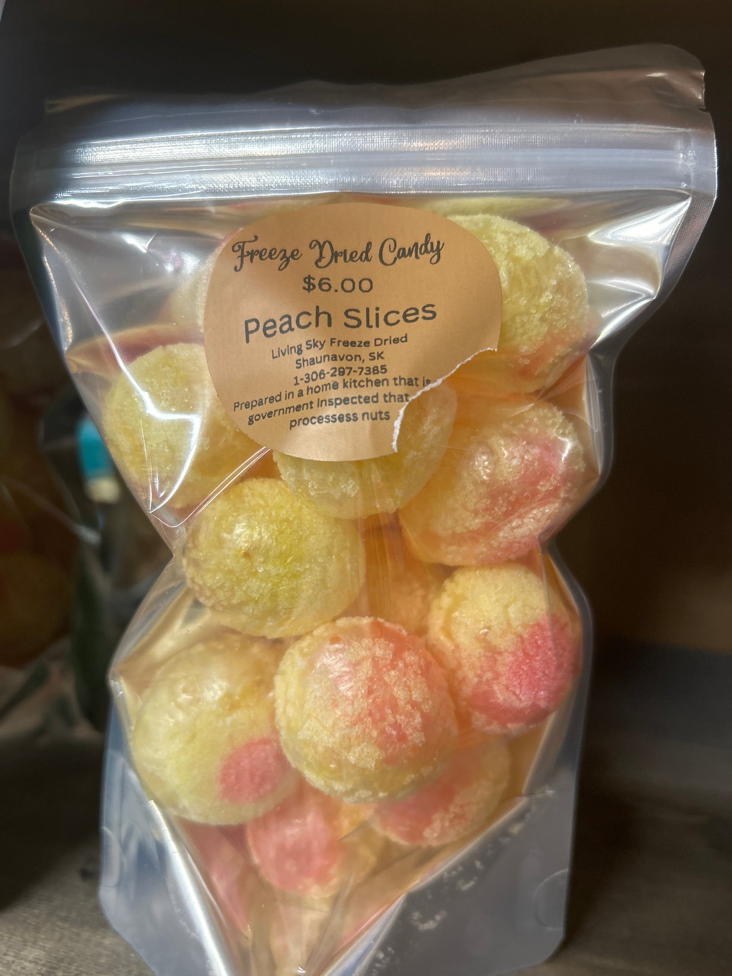 Freeze Dried- Peach Slices