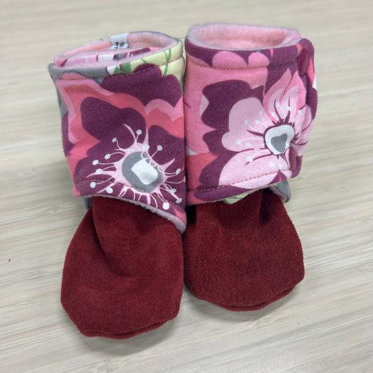 Booties - 12-18mo - Floral