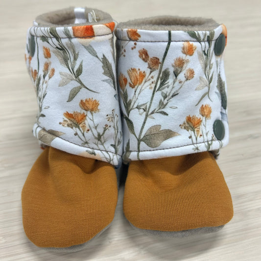 Booties - 9-12mo - Fall Floral