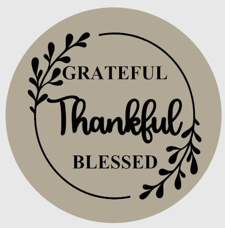 3D PROJECT - Grateful Thankful Blessed