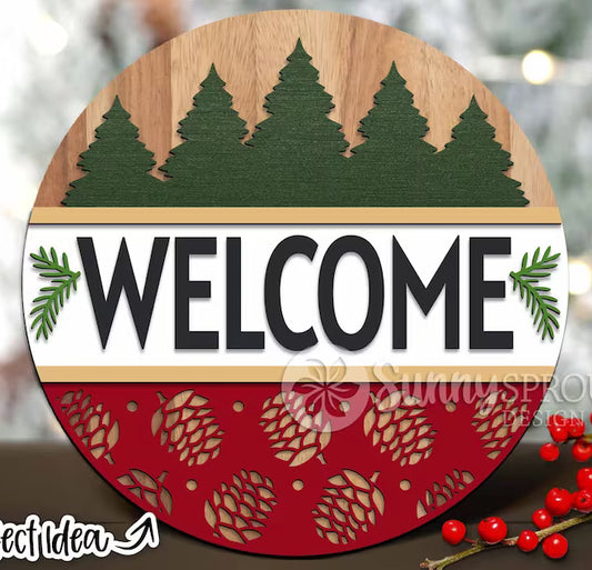 3D PROJECT - Welcome Pinecones & Trees