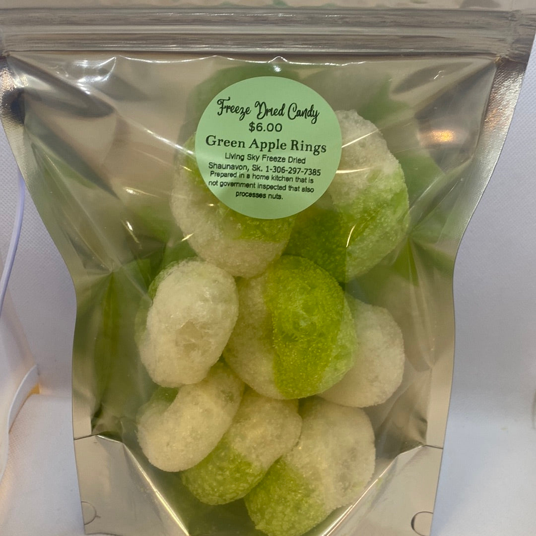 Freeze Dried - Green Apple Rings