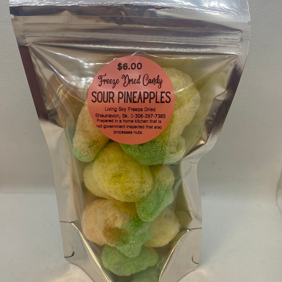Freeze Dried- Sour Pineapples