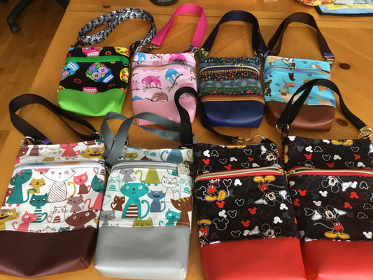 Wanderlust phone bags with short straps - 1