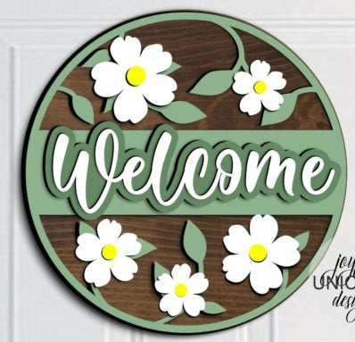 3D PROJECT - Floral Welcome Round