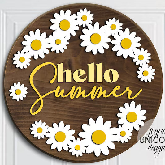3D PROJECT - Hello Summer Daisies