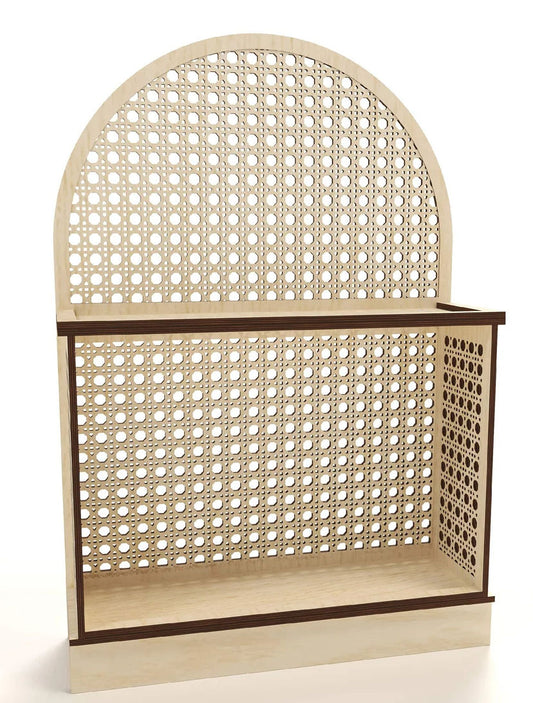 3D PROJECT - Tiered Tray - Rattan