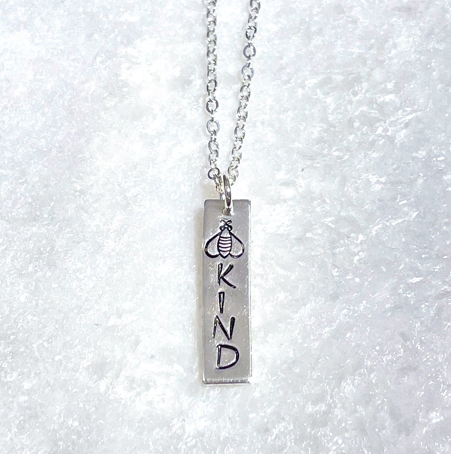 SS HS BEE KIND Necklace NS224-SS - 1