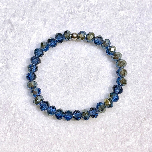 B365-SS Kid’s Blue Shimmer Bracelet
