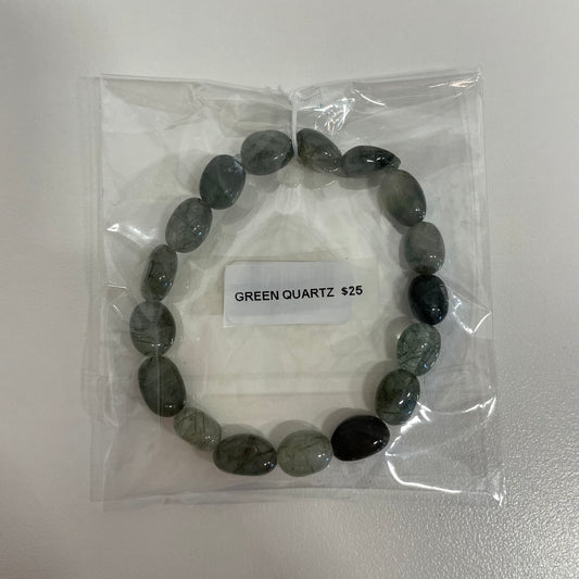Green Quartz Gemstone Bracelet