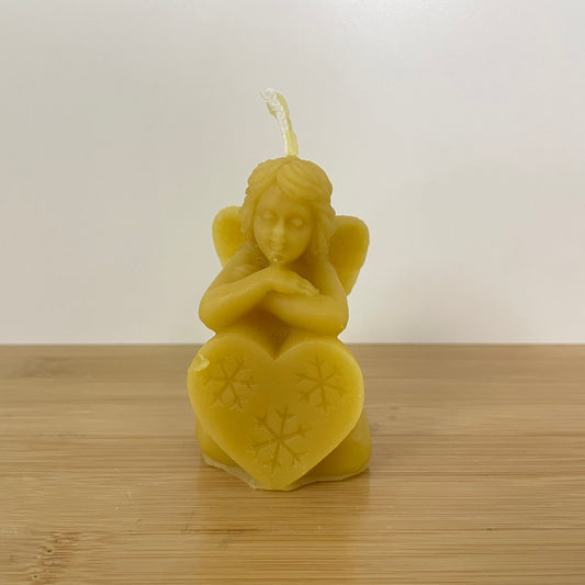 Resting Angel Beeswax Candle