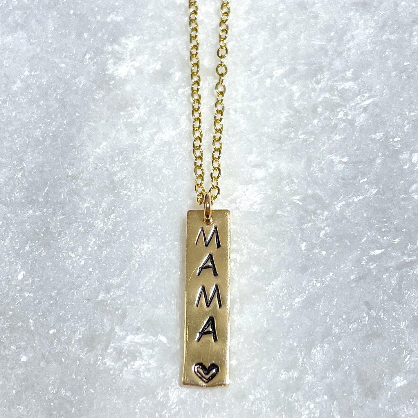 NS064-GF Gold HS Mama Necklace
