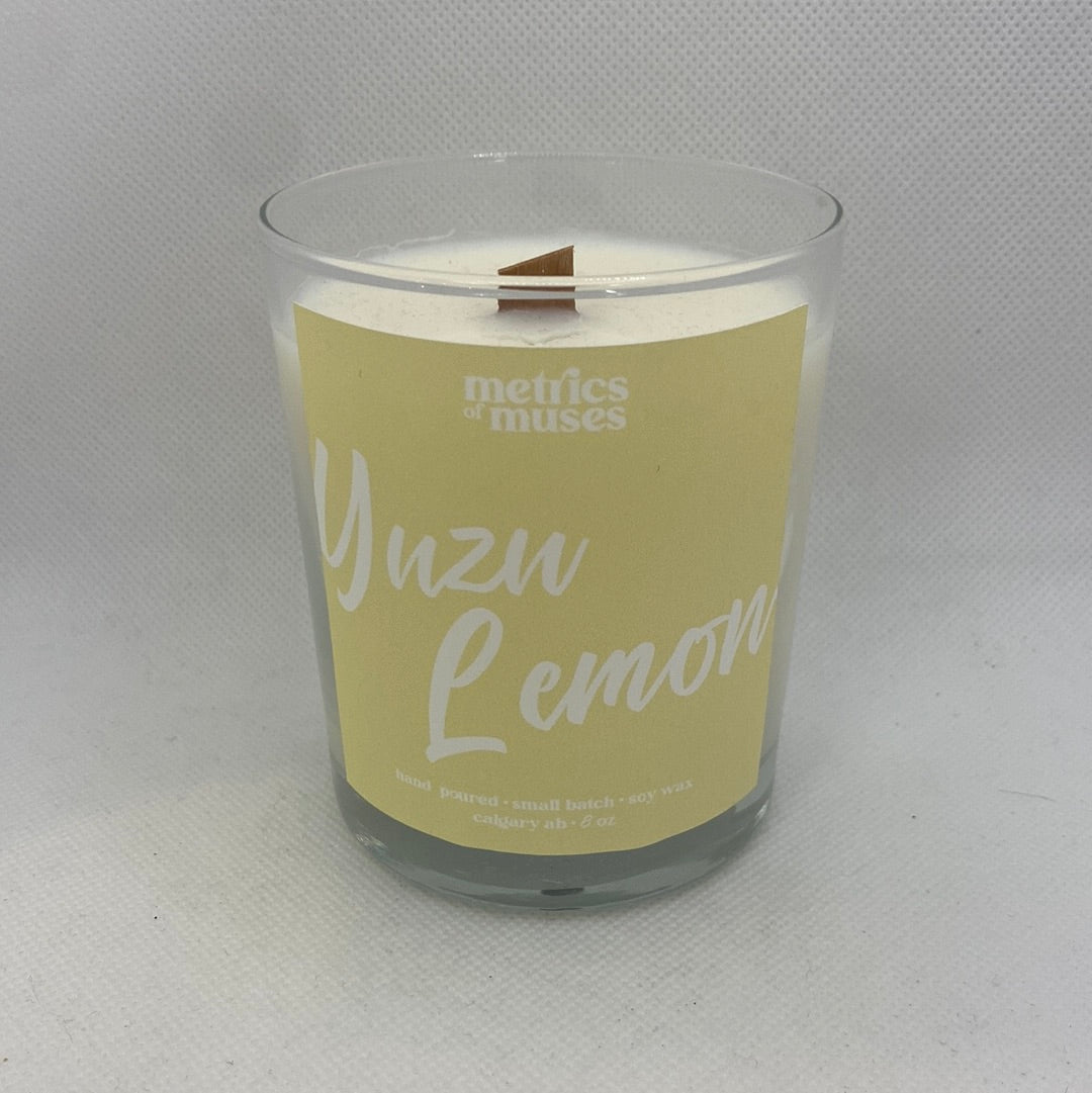 Wood Wick Candle-Yuzu Lemon