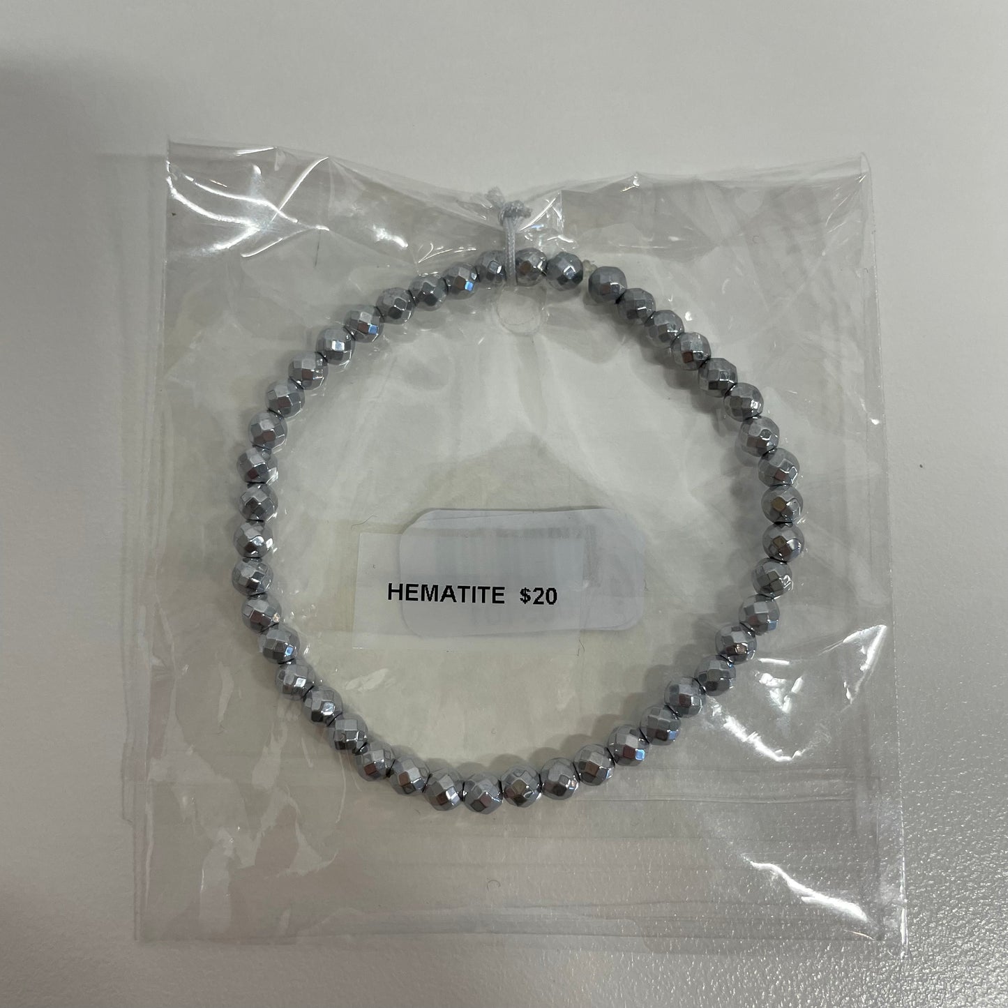 Hematite (Grey - Small Beads) Gemstone Bracelet