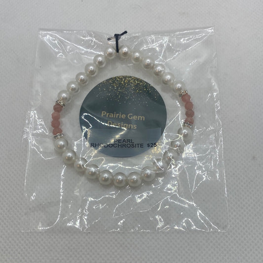 Pearl/Rhodochrosite Bracelet